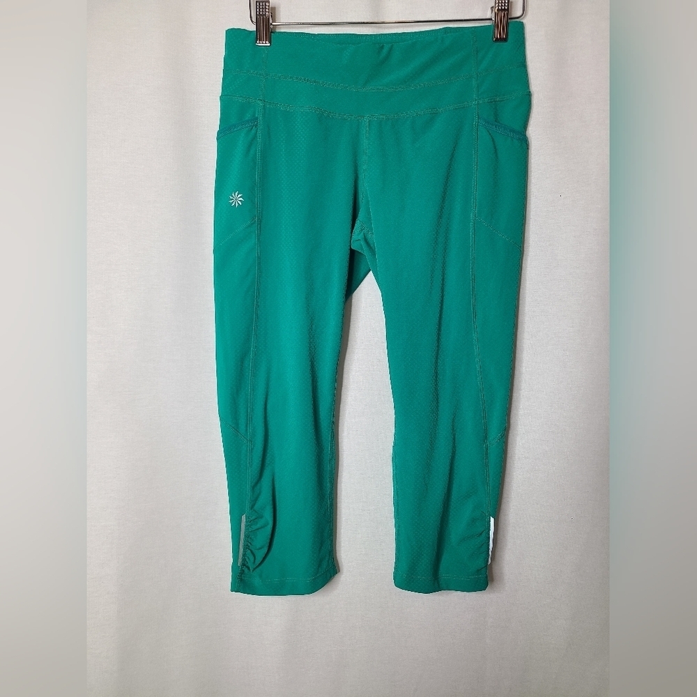 Athleta Dobby Be Free Knicker Capri Legging size ST womens